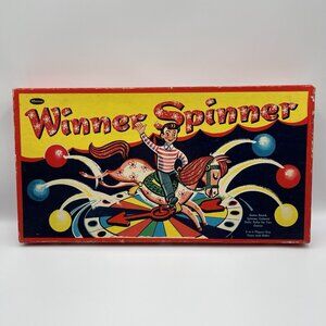 Vintage Winner Spinner Board Game 1953 by Whitman Publishing Used COMPLETE